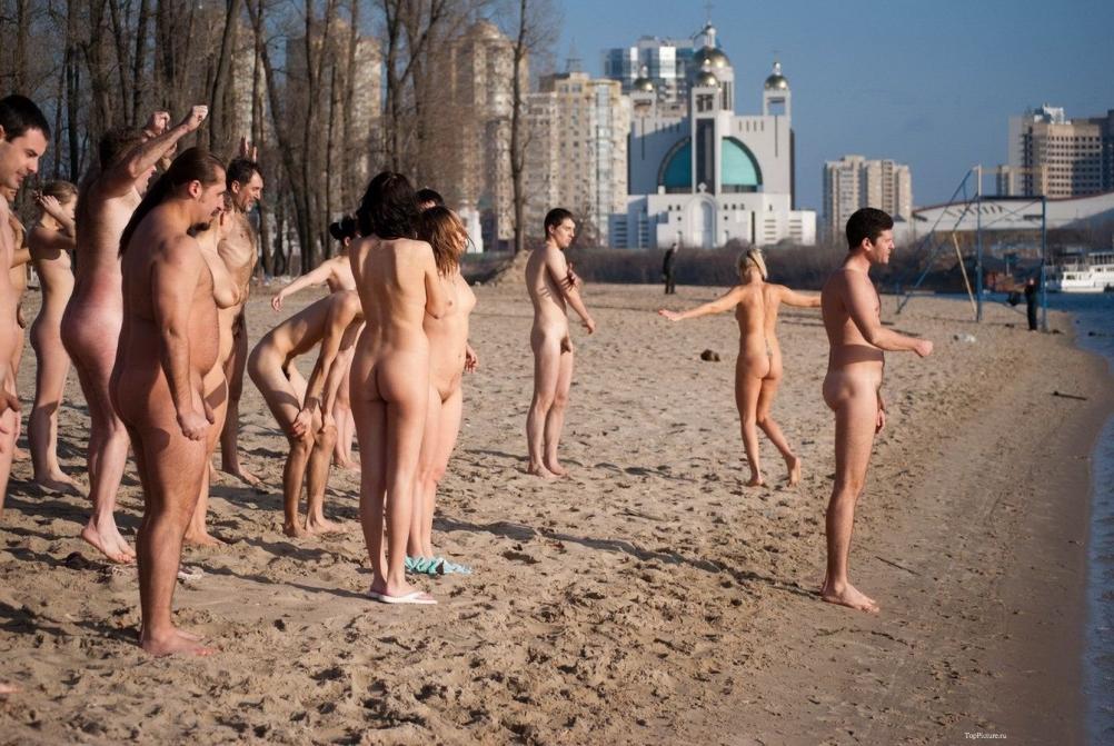 Голые нудистские семьи