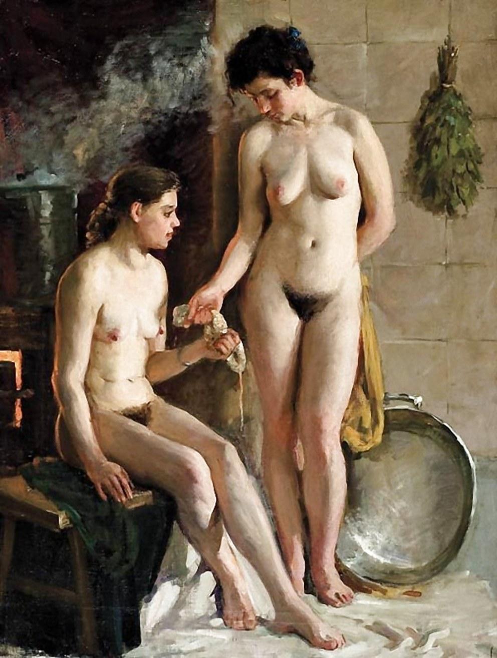 Эротические женщины в бане